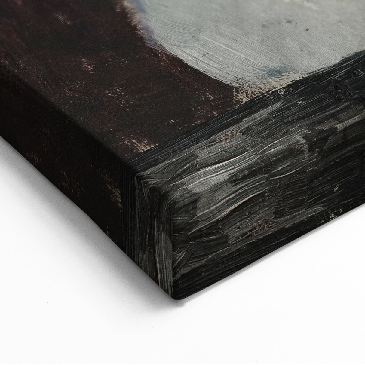Dark Moody Wall Art - Minimalist Floral Vase for Elegant Home Decor