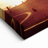 Venice Beach Canvas - Stunning Sunset with Palm Trees by the Shore