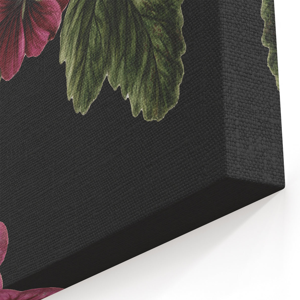 Dark Moody Wall Art - Elegant Botanical Illustration for Refined Decor