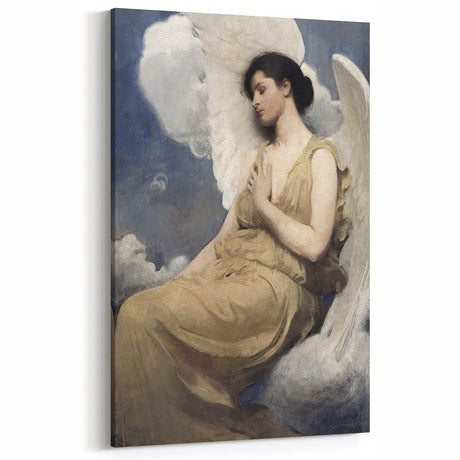 Timeless Dark Prints: Ethereal Angelic Dark Moody Wall Art for Interiors