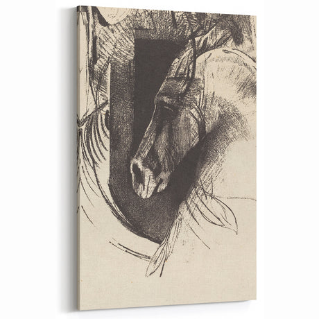Vintage Gothic Prints - Equestrian Dark Decor Style Wall Art