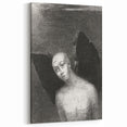 Dark Gothic Artworks - Winged Figure Vintage Gothic Print