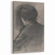 Gothic Wall Art - Mysterious Shadowy Portrait Dark Decor Style