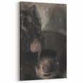 Medieval Gothic Canvas - Dark Knight Vintage Gothic Print