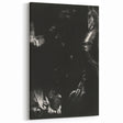 Dark Decor Style - Celestial Gothic Art Print on Canvas