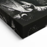 Dark Decor Style - Celestial Gothic Art Print on Canvas