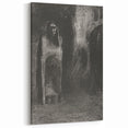 Vintage Gothic Prints - Mysterious Medieval Gothic Canvas Wall Art