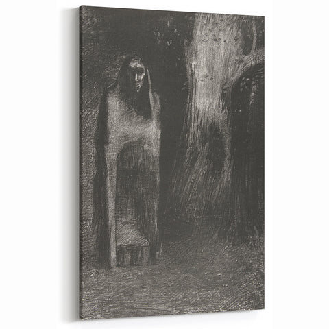 Vintage Gothic Prints - Mysterious Medieval Gothic Canvas Wall Art