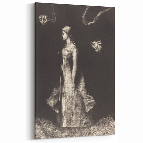 Ethereal Gothic Wall Art - Dark Decor with Mystical Vintage Aesthetic