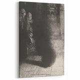 Gothic Church Shadow Art - Dark Decor for Medieval Aesthetic Spaces