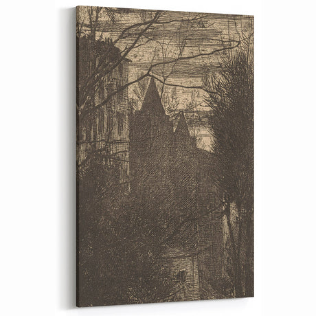 Mystic Gothic Castle Art - Vintage Dark Decor for Mysterious Spaces