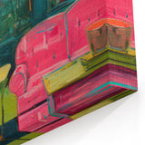 Vibrant Electric Interior Art – Abstract Electric Wall Canvas Decor