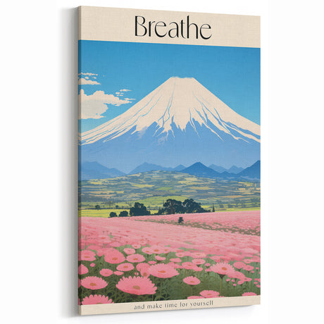 Electric Nature Landscape Art – Vibrant Modern Electric Canvas Decor