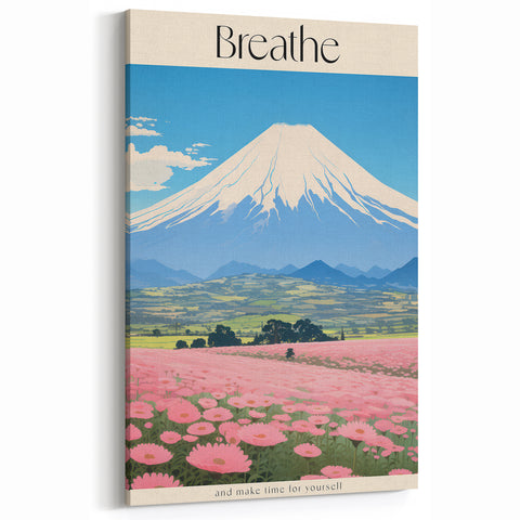 Electric Nature Landscape Art – Vibrant Modern Electric Canvas Decor