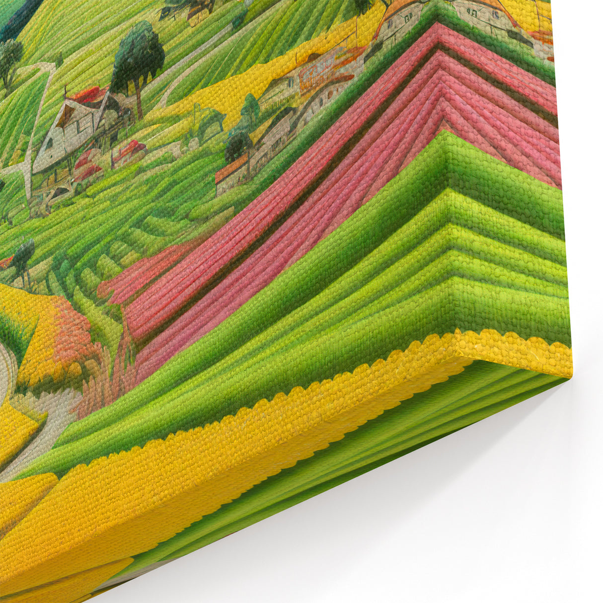 Colorful Electric Landscape Art – Modern Electric Wall Canvas Decor