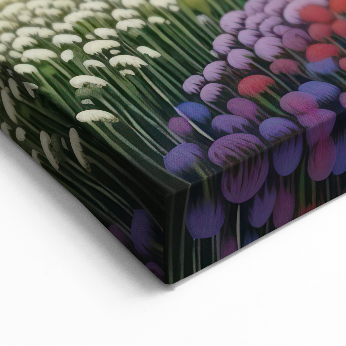 Electric Floral Mountain Art – Vibrant Modern Electric Wall Canvas