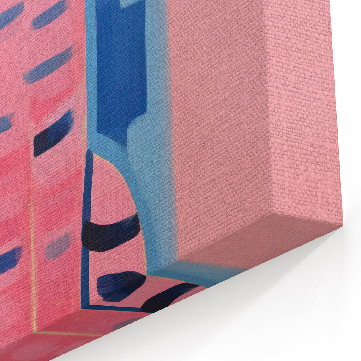 Abstract Electric Cat Art – Modern Vibrant Electric Wall Canvas Decor