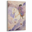 Elegant Electric Rider Art – Vibrant Modern Electric Wall Canvas Decor