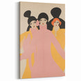 Stylized Electric Portrait Art – Modern Vibrant Electric Wall Canvas Decor