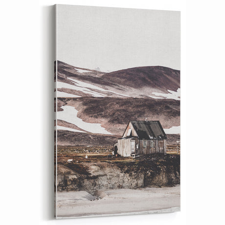 Rustic Mountain Cabin Wall Art for Farmhouse and Vintage Decor
