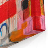 Abstract Electric Pop Art Canvas - Vibrant Modern Wall Art Decor