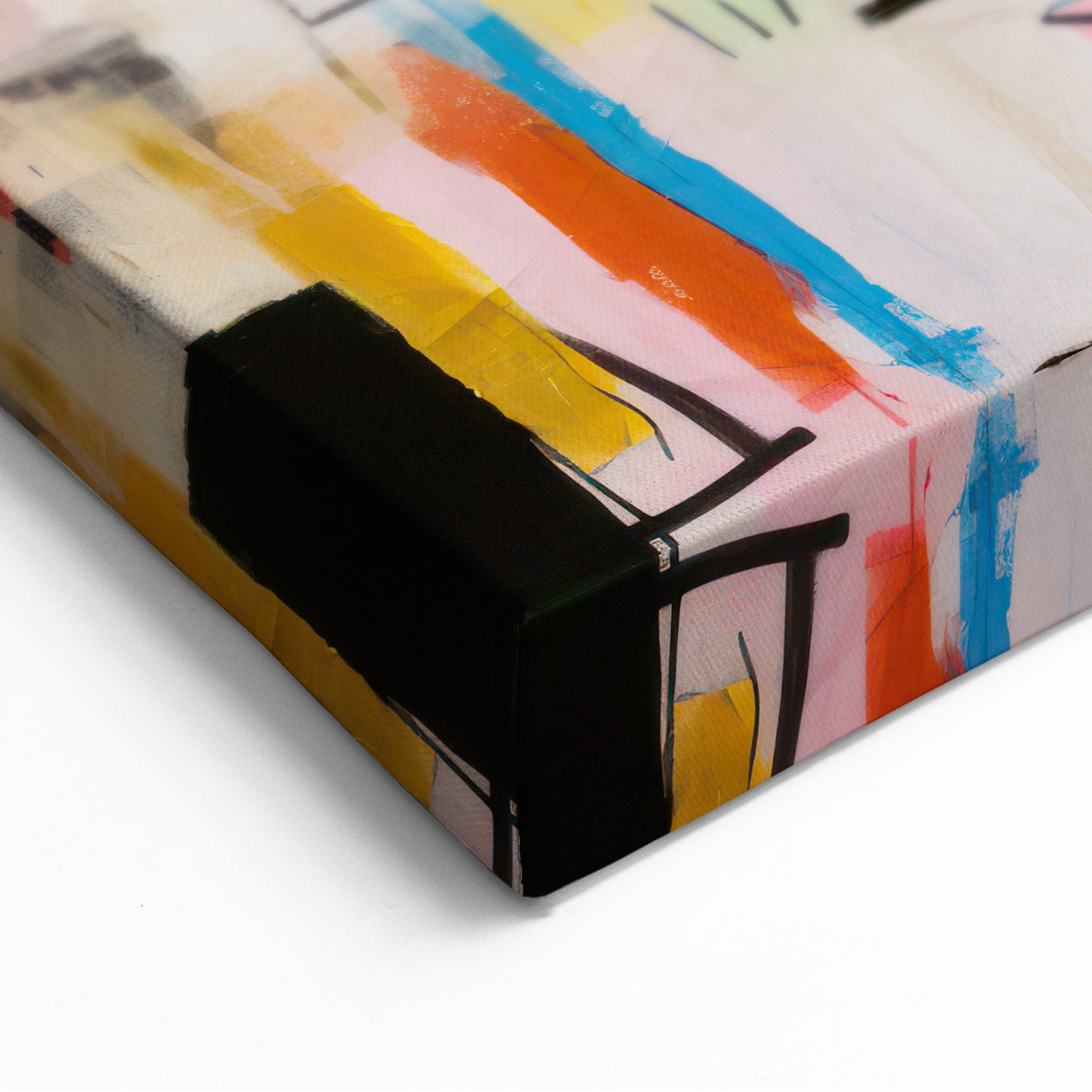 Abstract Electric Pop Art Canvas - Vibrant Modern Wall Art Decor