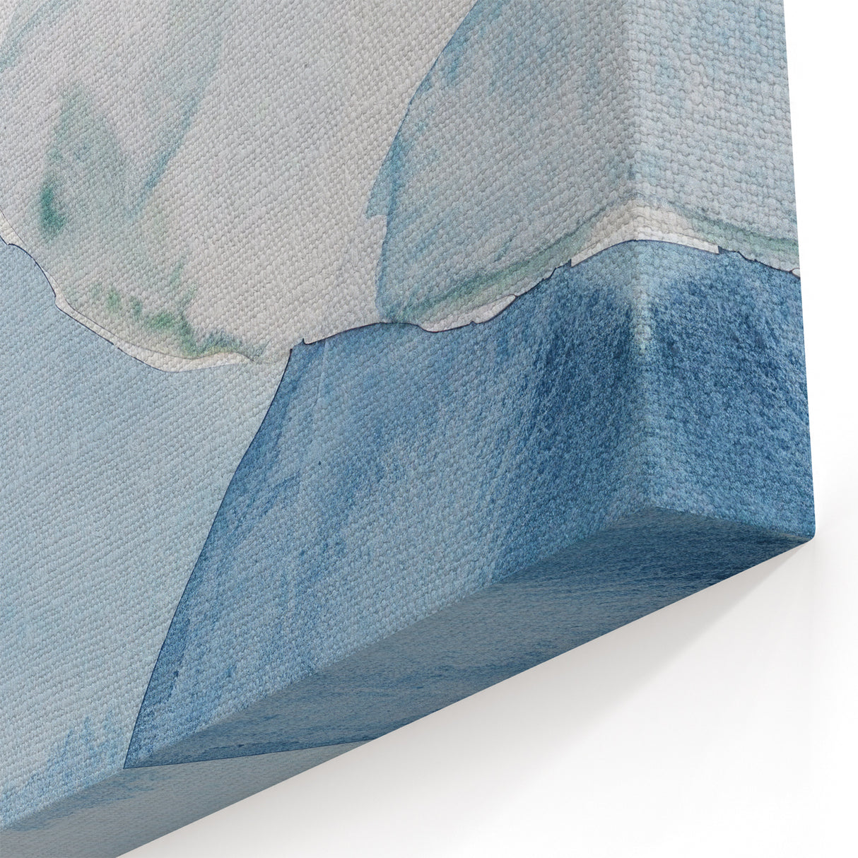 Abstract Blue Watercolor Coastal Wall Art - Ocean-Inspired Decor Print