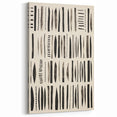 Abstract Electric Pattern Canvas - Monochrome Modern Wall Art Decor