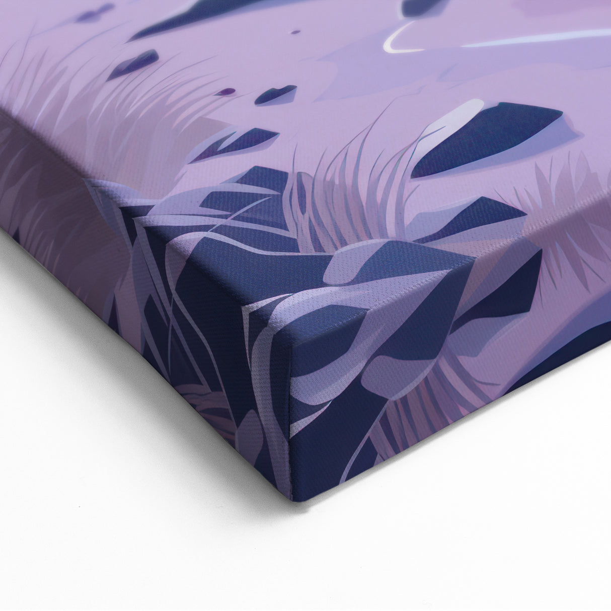 Serene Electric Coastal Canvas - Modern Vibrant Beach Wall Art Decor