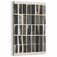 Modern Monochrome Grid Art Canvas - Electric Pattern Wall Decor