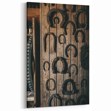 Rustic Wall Art Horseshoe Design – Vintage Farmhouse Rustic Décor Accent