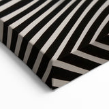 Modern Electric Wall Art - Abstract Black and White Electric Canvas