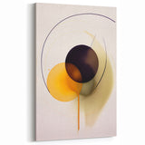 Abstract Electric Art - Modern Yellow and Black Canvas - Dynamic Decor