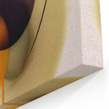 Abstract Electric Art - Modern Yellow and Black Canvas - Dynamic Decor