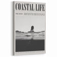 Coastal Wall Art - Surfer in Ocean Waves - Nautical Beach-Themed Print