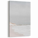 Coastal Wall Art: Minimalist Sandy Shoreline - Serene Beach Decor Print