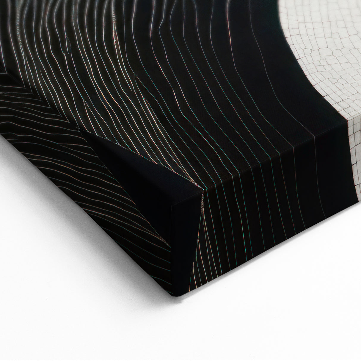 Modern Electric Art Canvas: Abstract Electric Design for Wall Decor