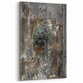 Weathered Lion Door Knocker Wall Art – Rustic Elegance Decor