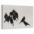 Gothic Artworks - Dark Decor Style Raven Silhouettes for Gothic Wall Art