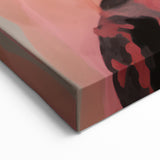 Abstract Portrait Electric Art: Modern Expressive Figure with Floral Motifs