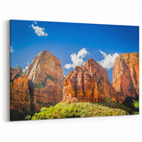 Zion Landscape Prints – Majestic Red Cliffs Utah Scenic Art
