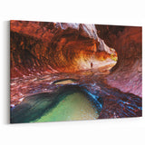 National Park Canvas Prints – The Subway Zion Canyon Photography