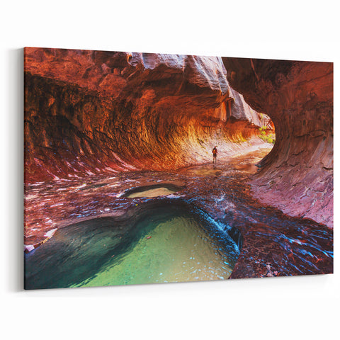 National Park Canvas Prints – The Subway Zion Canyon Photography