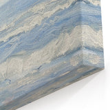 Coastal Wall Art: Serene Beach Scene - Ocean Waves and Sky Painting
