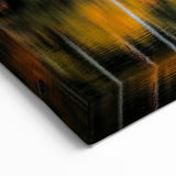 Utah Scenic Art – Vibrant Autumn Trees at Zion National Park Wall Art