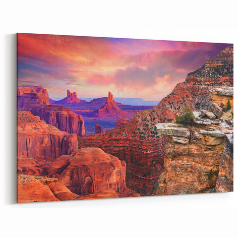 Zion National Park Posters – Scenic Waterfall and Canyon Wall Art