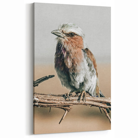 Vintage Bird on Branch Wall Art – Rustic Farmhouse Style Home Decor