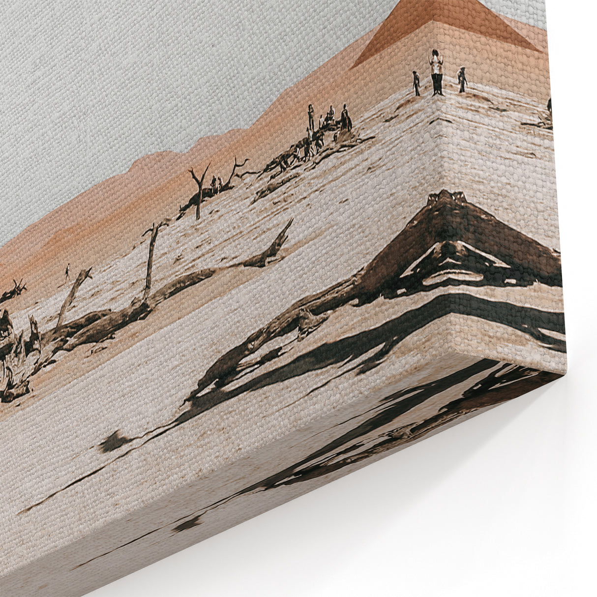 Desert Landscape Wall Art – Rustic Farmhouse Style Natural Decor Print