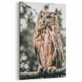 Majestic Owl Wall Art – Rustic Farmhouse Nature-Inspired Decor Print