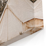 Rustic Camping Tent Wall Art – Farmhouse Adventure-Inspired Decor Print